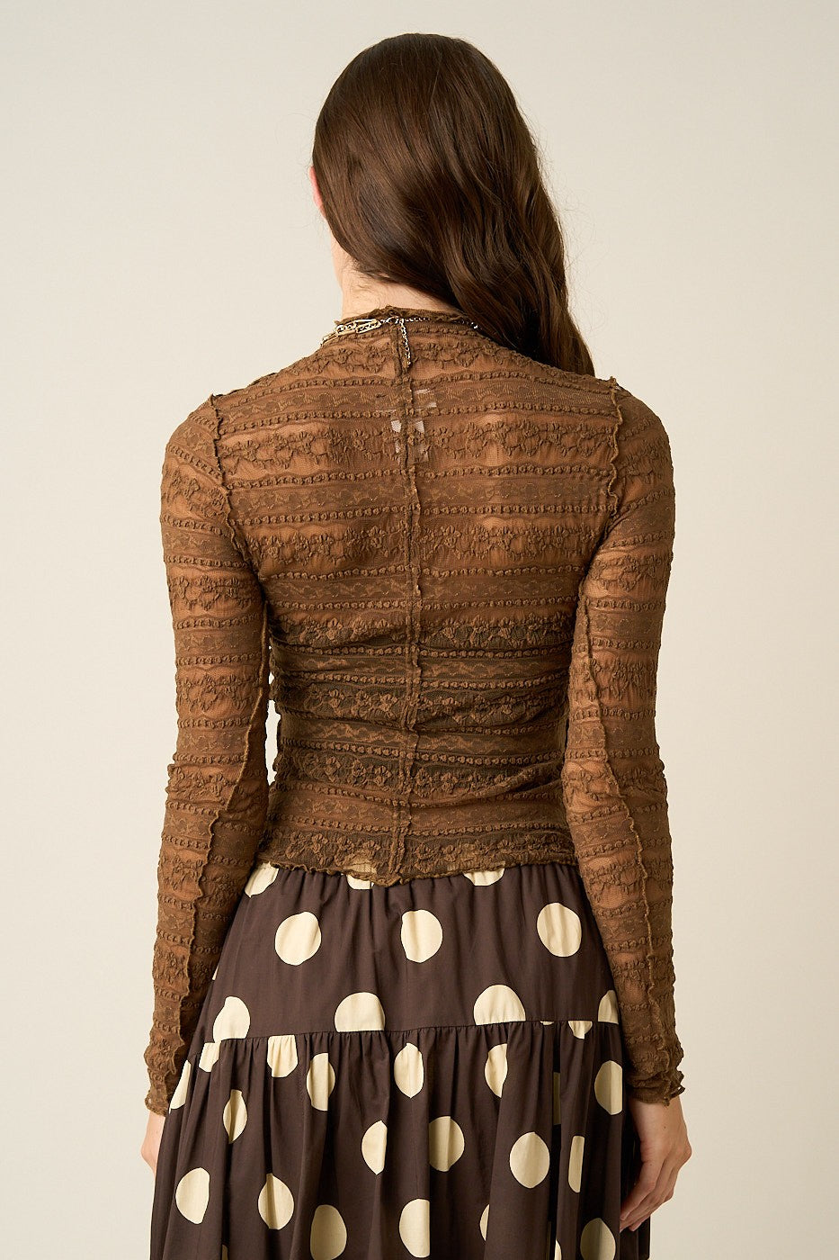 Brown Lettuce Top for Layering
