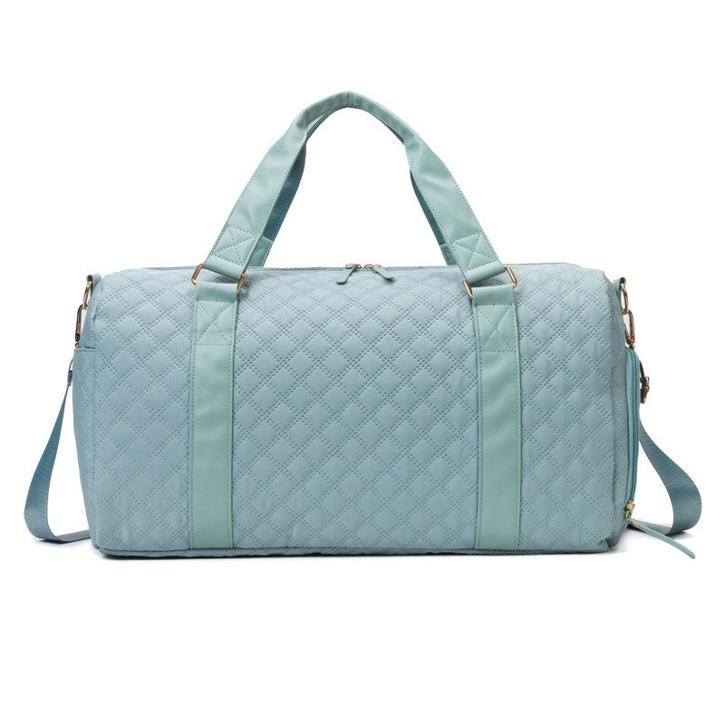 Travel Weekender Bag French Blue & Black