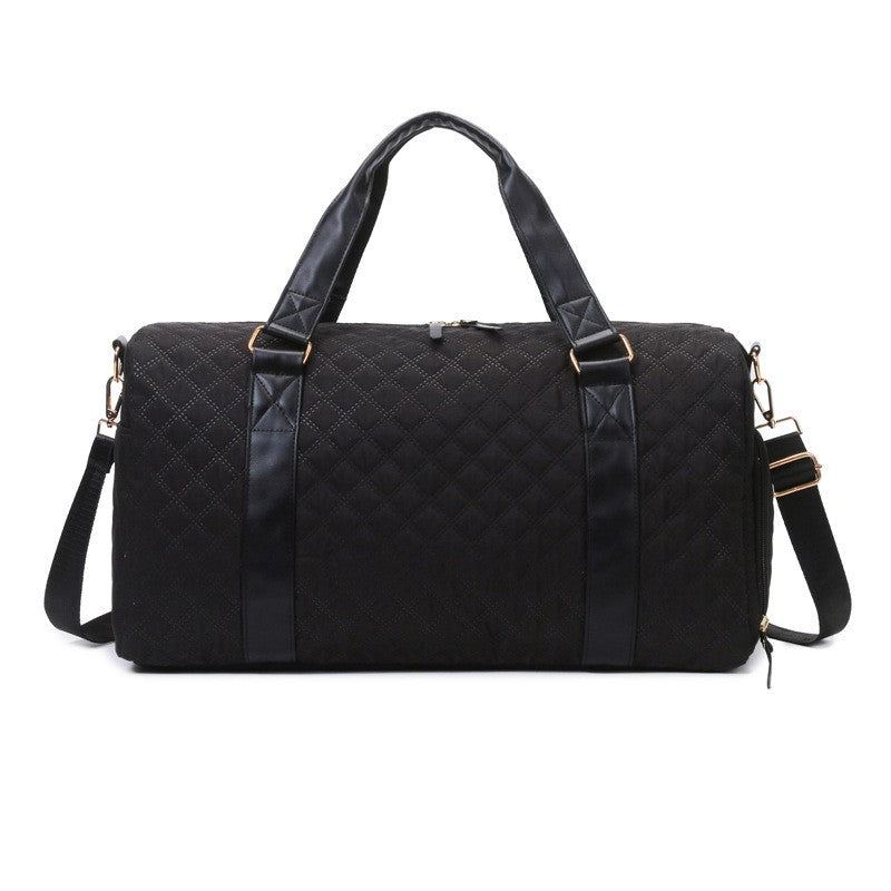 Travel Weekender Bag French Blue & Black