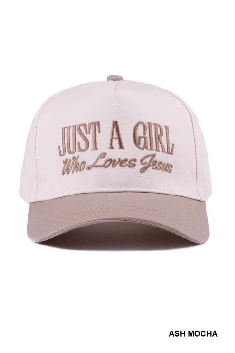 Just A Girl Who Loves Jesus Hat
