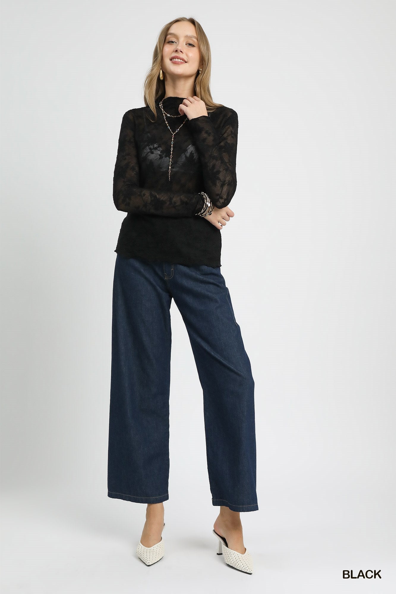 Black Long Sleeve Top