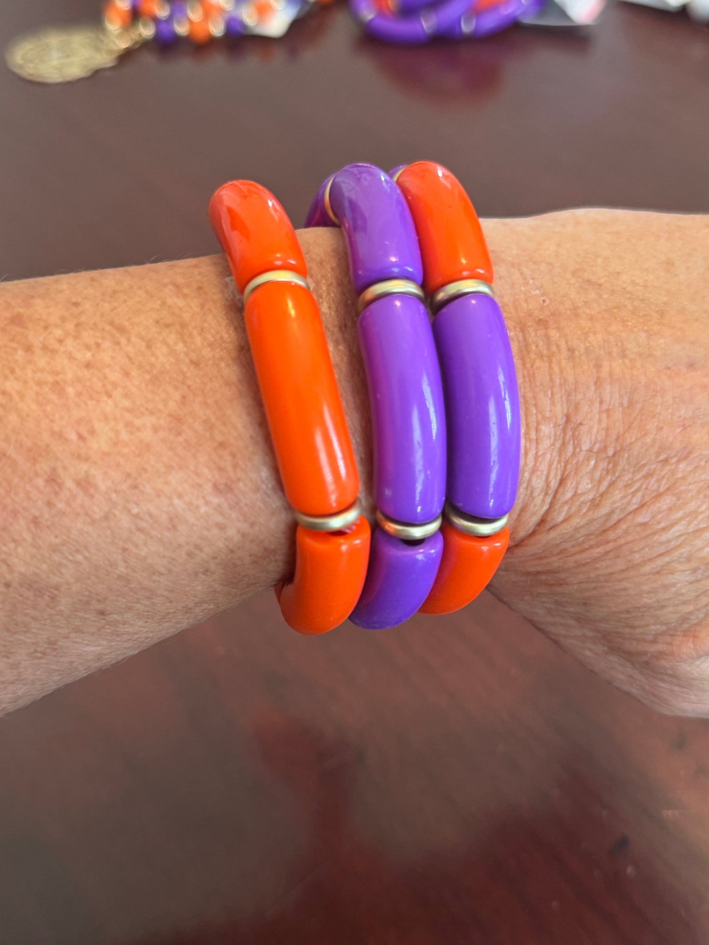 Gameday Chunky Tube Bracelet