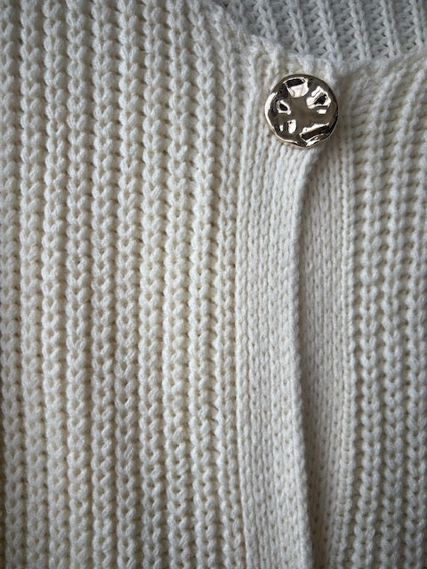 Cream Knitted Vest