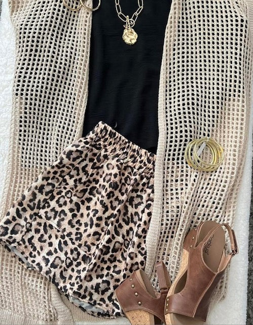 Fishnet Cardigan