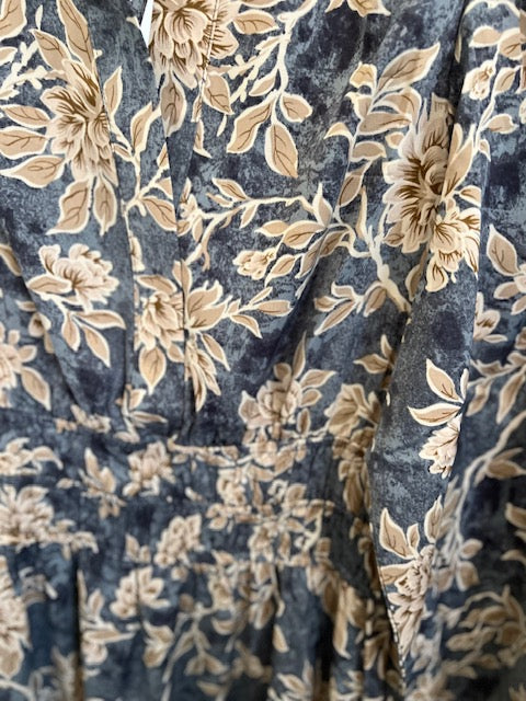 Dusty Blue Midi Dress