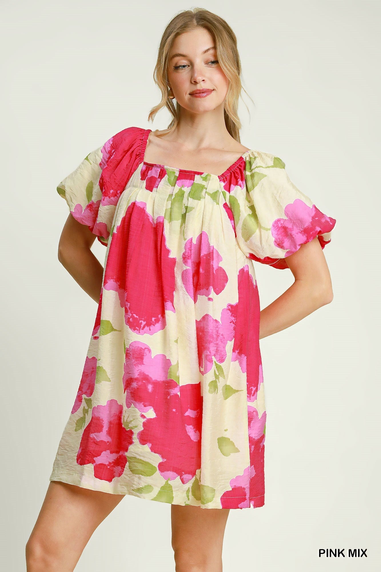 Floral Watercolor Dress