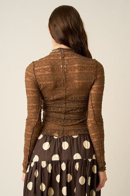 Brown Lettuce Top for Layering
