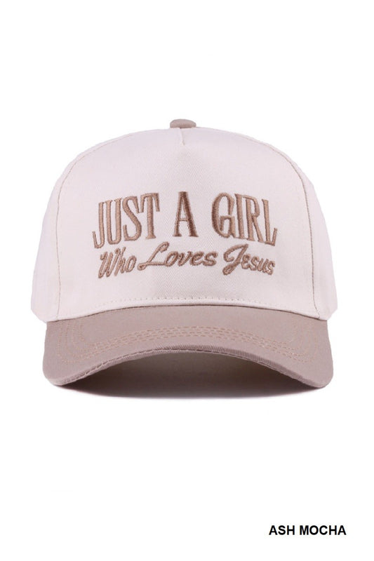 Just A Girl Who Loves Jesus Hat
