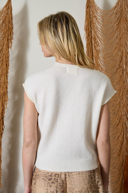 Lightweight Cardigan-Ivory