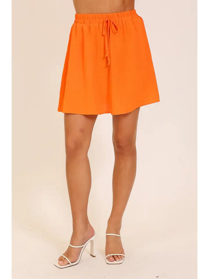 Game Day Airflow Elastic Waist Skirt