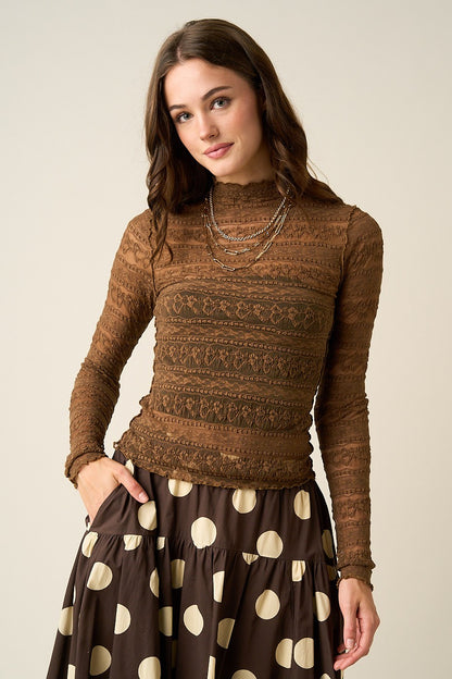 Brown Lettuce Top for Layering
