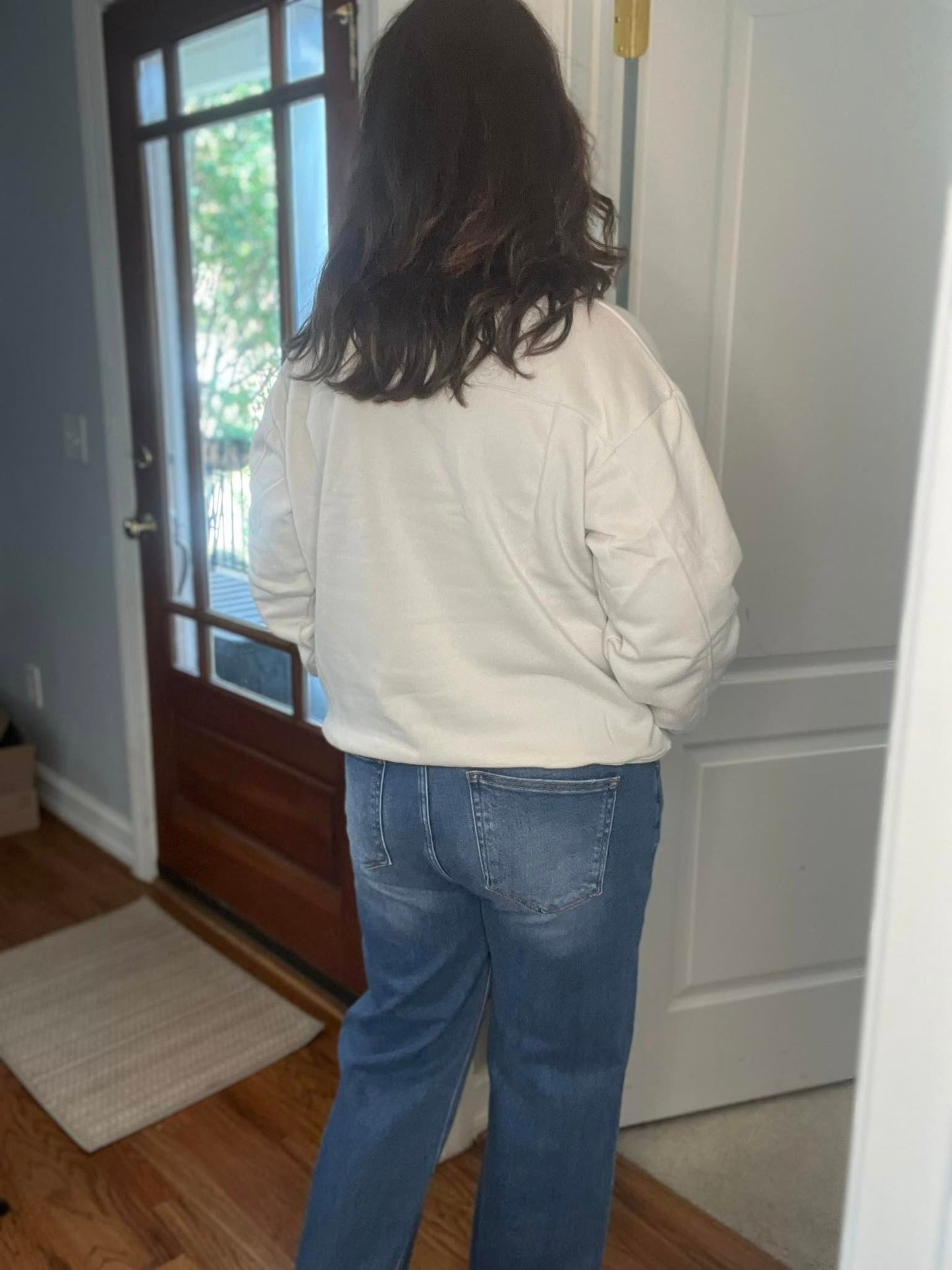 Bone Fleece Half Zip Sweatshirt