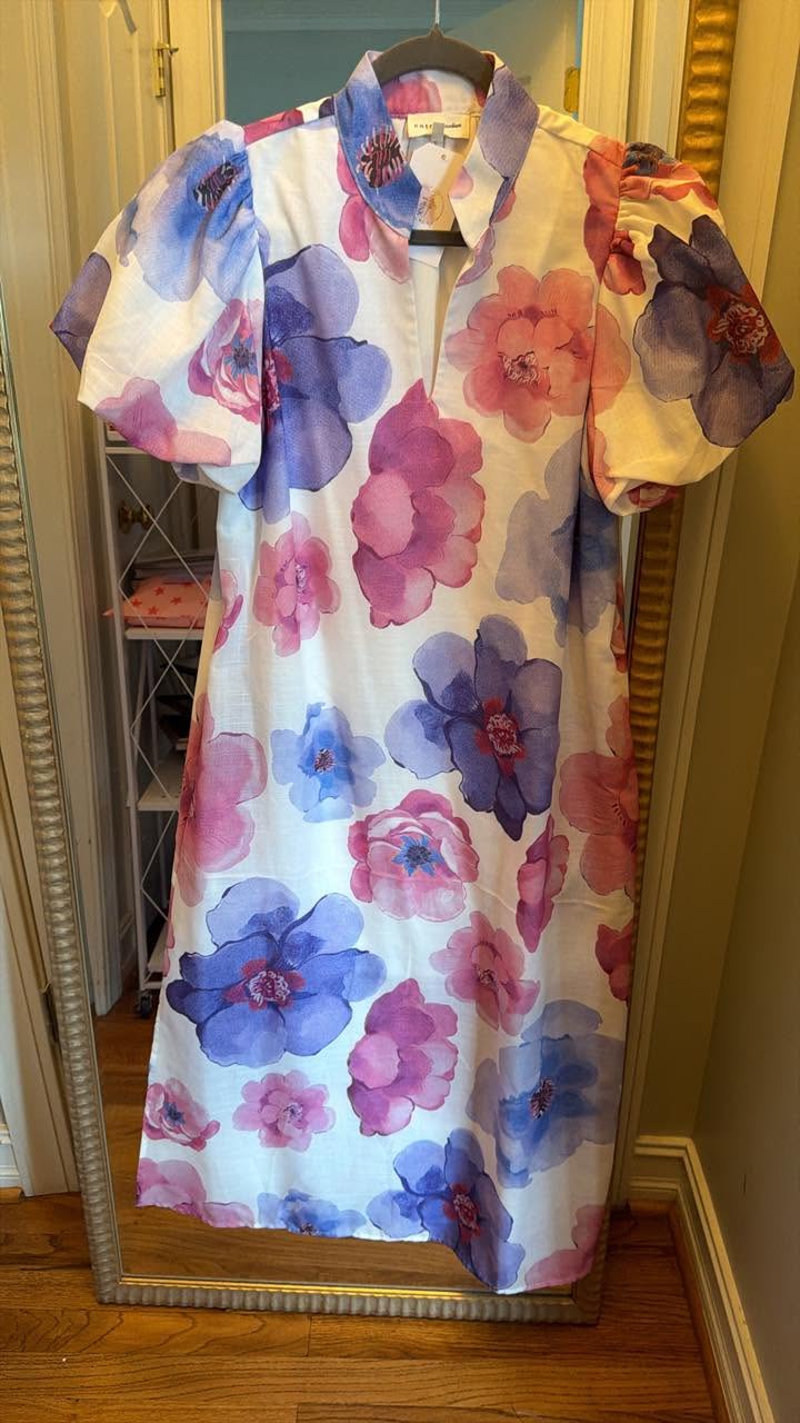Floral Print Midi Dress