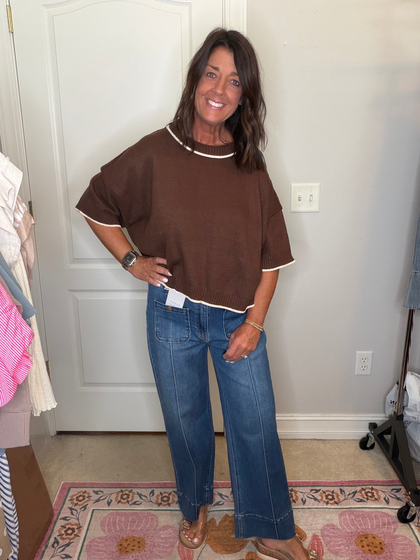 The Betsy Brown Sweater Top