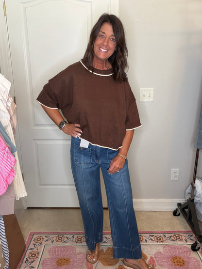 The Betsy Brown Sweater Top