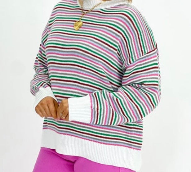 Multi Stripe Sweater