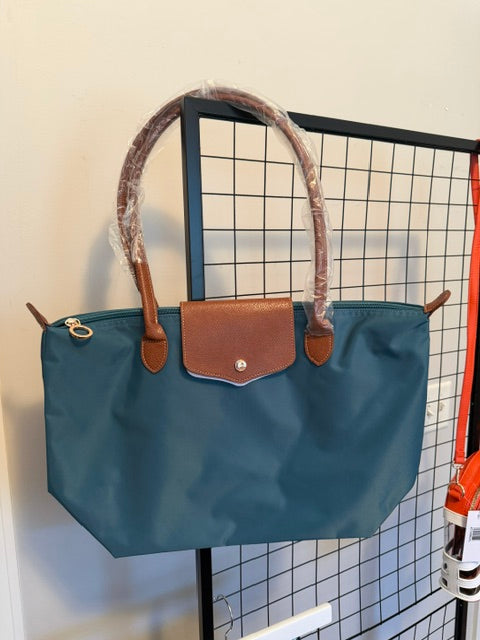 Teal Large Tote Bag
