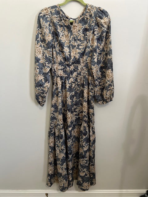 Dusty Blue Midi Dress