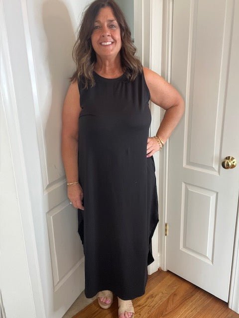 Black Must Have Maxi Dress FINAL SALE No additional off - Simply Pink Boutique