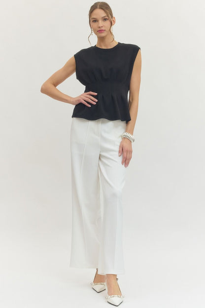 Black Sleeveless Top - Simply Pink Boutique