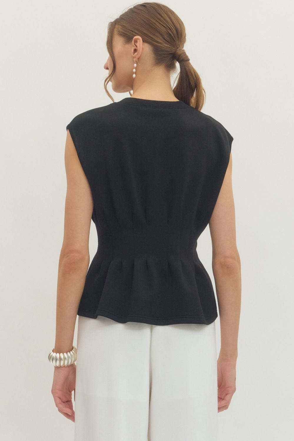 Black Sleeveless Top - Simply Pink Boutique