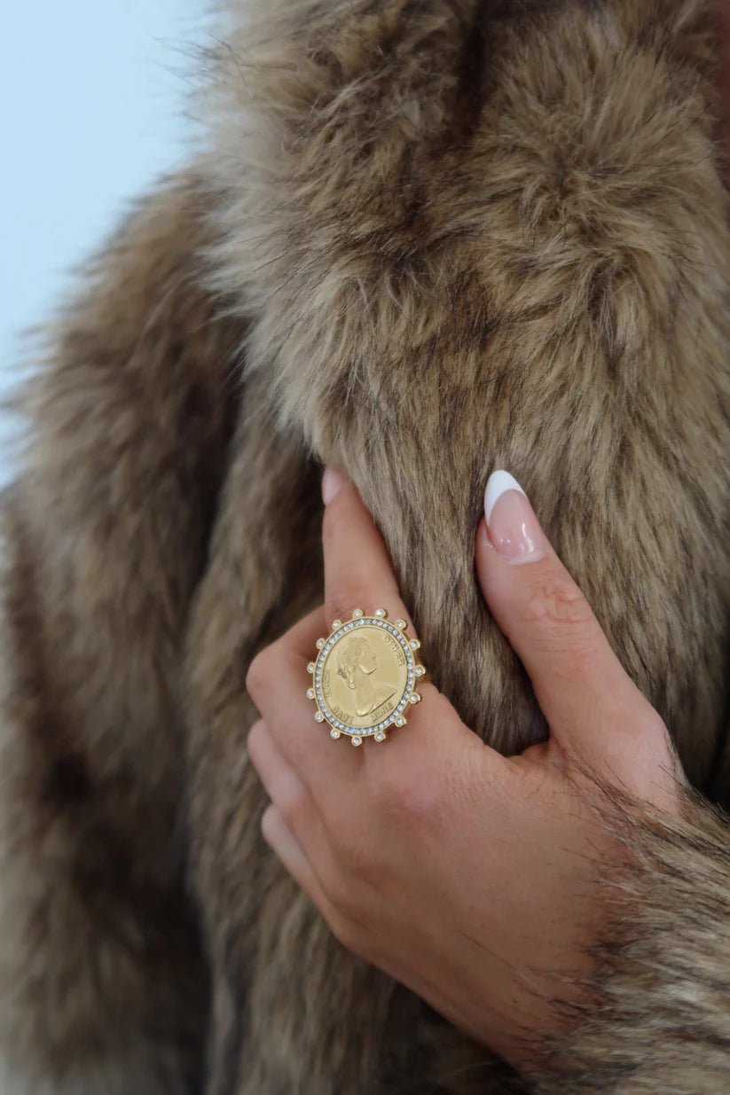 Bling Coin Ring - Simply Pink Boutique