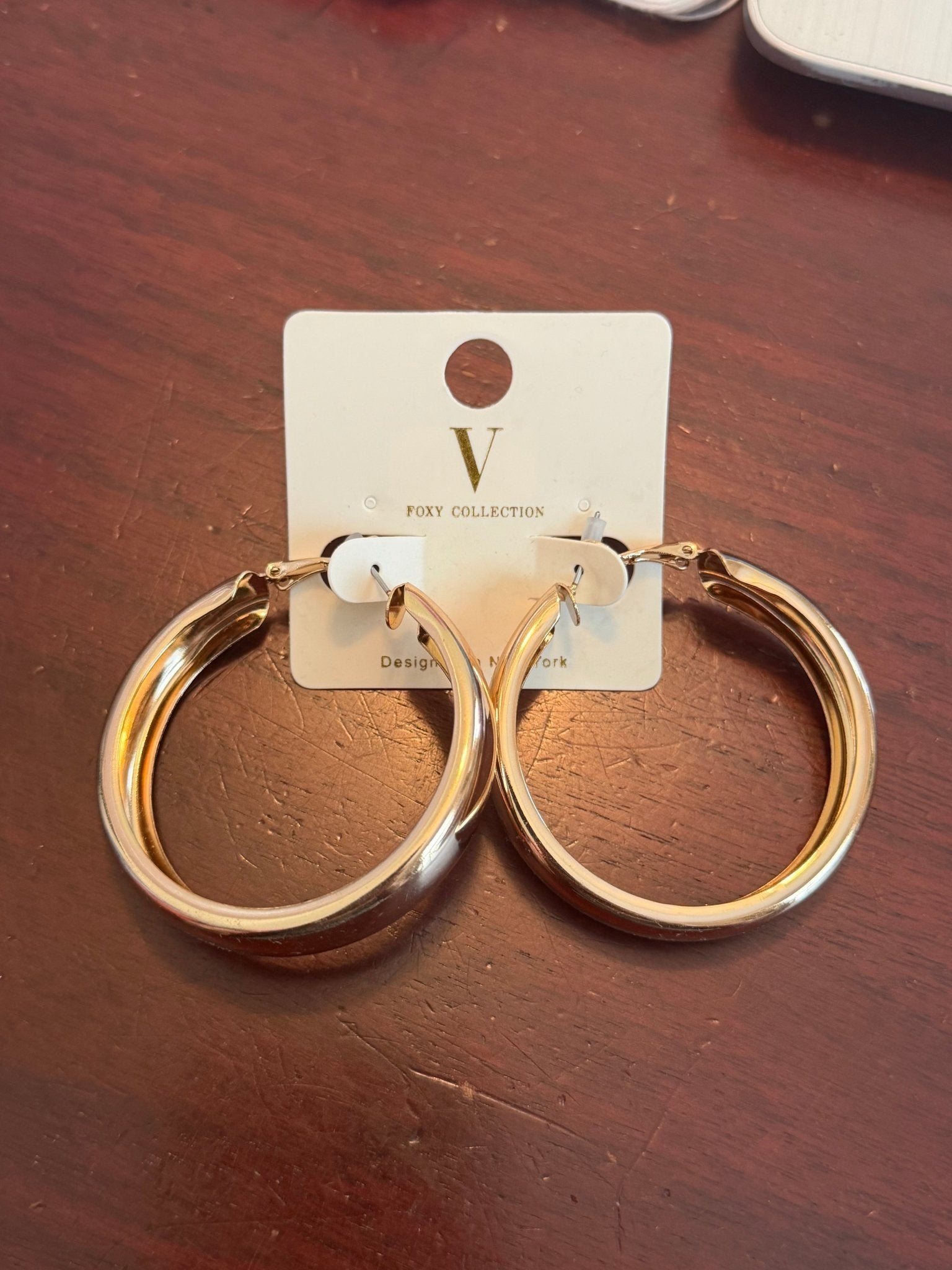 Chunky Gold Earrings - Simply Pink Boutique