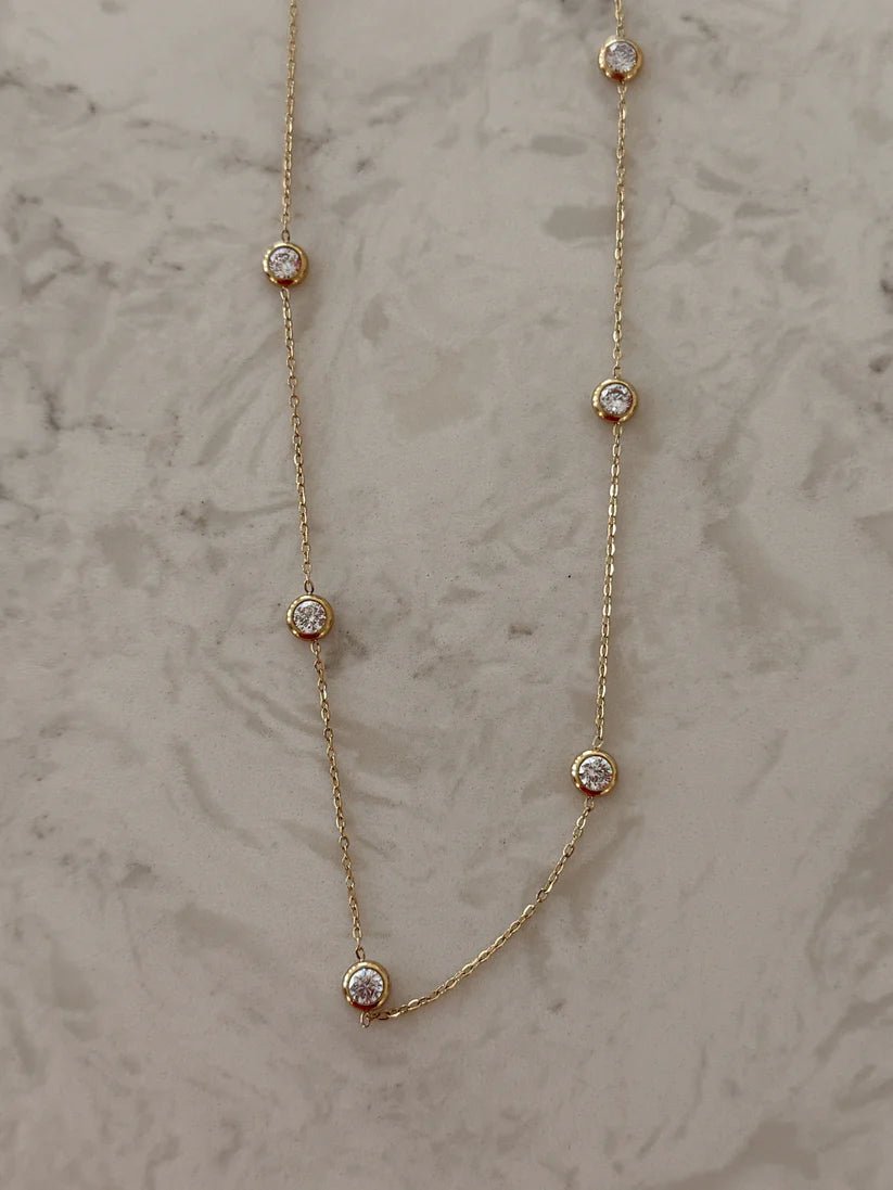 Diamond Dainty Necklace - Simply Pink Boutique