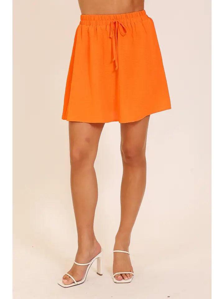 Game Day Airflow Elastic Waist Skirt - Simply Pink Boutique