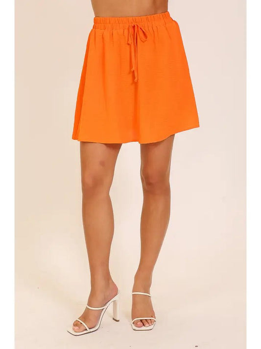 Game Day Airflow Elastic Waist Skirt - Simply Pink Boutique