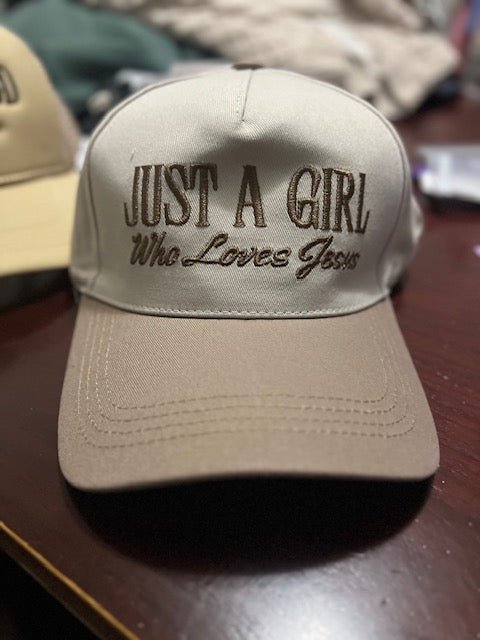 Just A Girl Ball Cap - Simply Pink Boutique