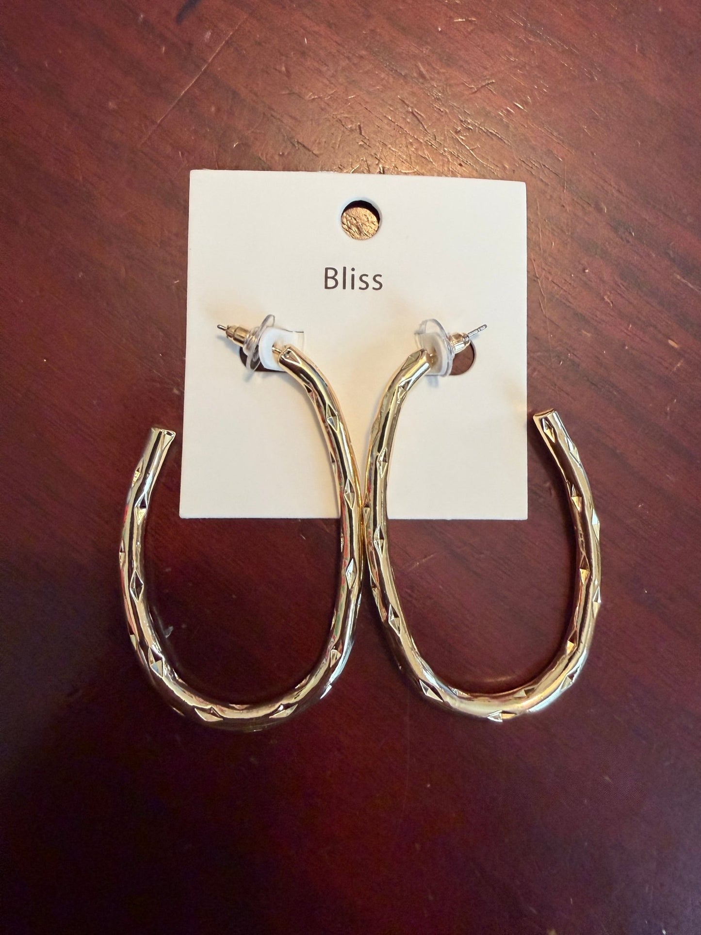Large Oval Hoops - Simply Pink Boutique