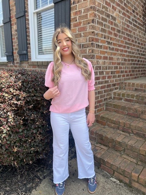 Light Pink Top - Simply Pink Boutique