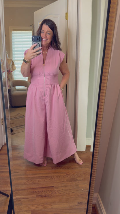 Pink Jumpsuit