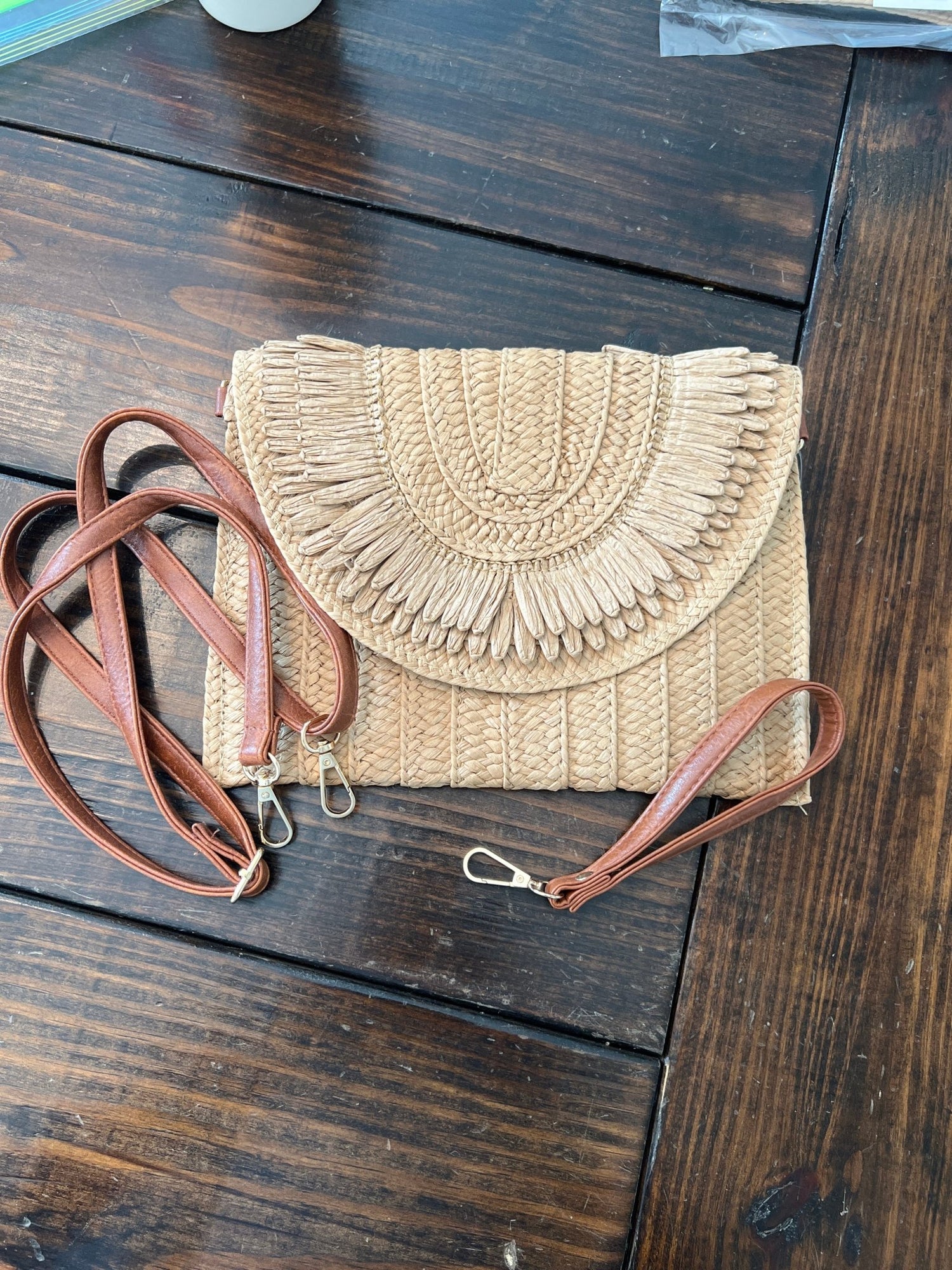 Straw Purse - Simply Pink Boutique